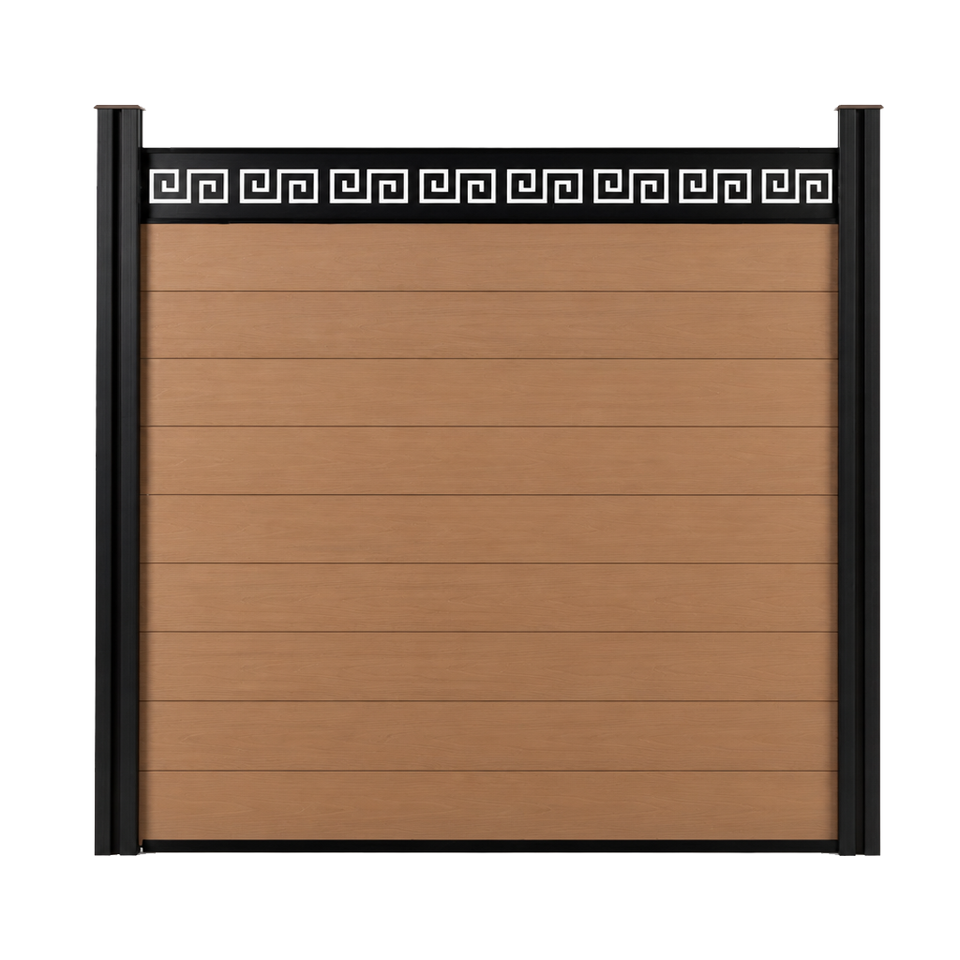 Durable UV-Resistant WPC Privacy Fencing Easy DIY Slide-in Modular Wood ...