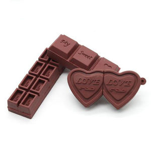 Memoria USB 3.0/2.0 de 1GB 2GB 4GB 8GB 16GB 32GB 64GB, Diseño de Chocolate en PVC, Ideal para Regalo - Product Image 2
