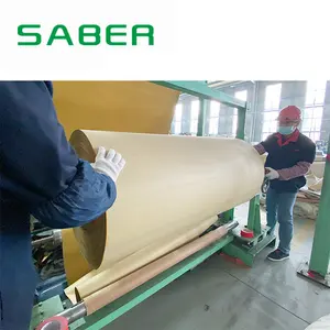 Abrasive Disc Manufacturers SABER 6inch 150mm 9holes Yellow Aluminum Oxide Paper Abrasive Sanding Disc
