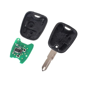 Clé de voiture intelligente de remplacement <span class=keywords><strong>PEUGEOT</strong></span> <span class=keywords><strong>206</strong></span>, 2 boutons, lame NE73, télécommande 433 MHz avec puce transpondeur PCF7961 - Product Image 4