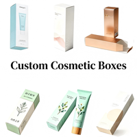 Boîte d'emballage en carton blanc de luxe avec logo personnalisé pour les soins de la peau, les sérums cosmétiques et les huiles essentielles - Boîte cadeau imprimée en quatre couleurs