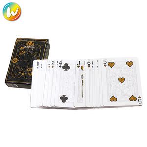 Yimi Luxe Speelkaarten Op Maat Logo Papieren Deck Voor Poker & Liquor Waterdicht Glanzend Bordspel - Product Image 2