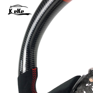 Volante de Fibra de Carbono Negro Perforado para <span class=keywords><strong>Nissan</strong></span> <span class=keywords><strong>GTR</strong></span> R35 <span class=keywords><strong>R</strong></span> <span class=keywords><strong>35</strong></span>, Admite Personalización - Product Image 4