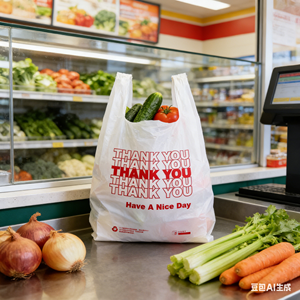 Bolsas de Plástico HDPE Resistentes Blancas para Camisetas - Personalizables con Serigrafía al por Mayor - Product Image 1