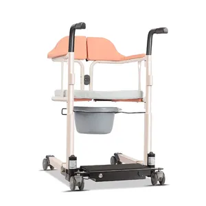 New Arrival Lightweight Patient Transfer Waterproof Shower Wheelchair Electric Transfer Lifting Chair For Disabled