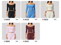 Vêtements de sport respirants pour femmes grandes tailles : Soutien-gorge sans bretelles, Veste zippée, Haut à épaules dénudées, Legging capri évasé taille haute