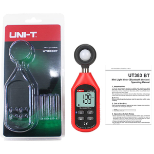 Medidor de luz Digital UNI-T UT383BT, medidor de Lumens, 0 ~ 199.900 Lux (0 ~ 18.500 FC), para velas de pie - Product Image 6