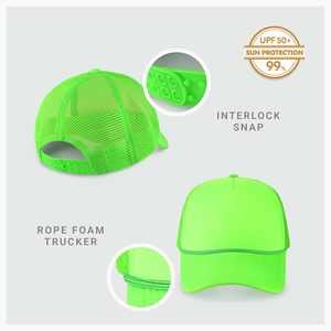 Classic Foam Trucker <b>Hat</b> <b>Summer</b> Mesh Rope Cap Solid Unisex Adjustable Lightweight Casual <b>Hat</b> - Product Image 2