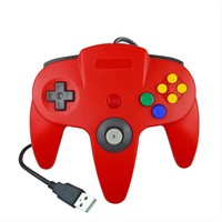Controlador de Gamepad USB con cable clásico para Nintendo N64 Joystick Game Control Handle Manette Joypad
