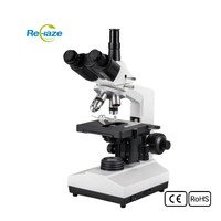 XSZ-107T Digital Trinocular Microscope LED Illumination for School Education Biological Laboratory 40-1600 Times Zoom for Export