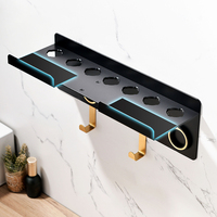 Support mural pour sèche-cheveux et styler, compatible avec Dyson Airwrap Supersonic Nural