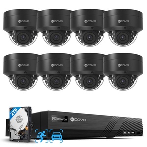 Sistema <span class=keywords><strong>de</strong></span> Cámaras <span class=keywords><strong>de</strong></span> <span class=keywords><strong>Seguridad</strong></span> CCTV 4COVR <span class=keywords><strong>de</strong></span> <span class=keywords><strong>8</strong></span> Canales 4K, Disco Duro <span class=keywords><strong>de</strong></span> 2 TB, 8X 8Mp PoE IP AI, Visión Nocturna, <span class=keywords><strong>Kit</strong></span> NVR OEM para Vigilancia Comercial y Doméstica - Product Image 1