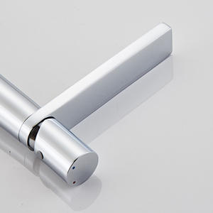 Mitigeur sanitaire mitigeur de lavage des mains robinets en laiton brossé robinet de lavabo pour salle de bain hôtel villa - Product Image 5