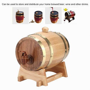 Baril en bois personnalisé de haute qualité, baril à bière en bois pour restaurant, barils à vin en chêne français - Product Image 3