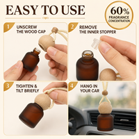 Diffuseur de parfum pour voiture à haute concentration, désodorisant suspendu pour voiture, parfum pour voiture