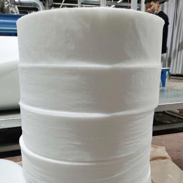 40gsm to 50gsm 100% ES Fiber Hot air Cotton Nonwoven Fabric Filter for N95Mask