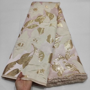 Tessuto di alta qualità broccato Jacquard raso africano <span class=keywords><strong>Organza</strong></span> tessuto di pizzo per il vestito - Product Image 3
