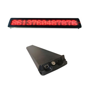 Module d'affichage à deux couleurs P7.62 7*80, 232 communications avec fonction de télécommande, caractères européens anglais, écran LED barre - Product Image 1