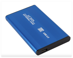 Kim loại màu xanh 2.5 "SATA trường hợp bên ngoài USB 2.0 USB 3.0 USB 3.1 hdd ssd trường hợp với biểu tượng tùy chỉnh - Product Image 1