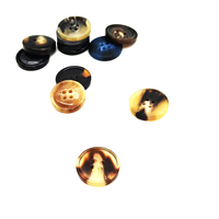Kancing Jahit Resin Bulat Berkualitas Tinggi dengan 4 Lubang, Pola Persegi Panjang, Kancing Fashion untuk Pakaian, Kemeja, dan Jas