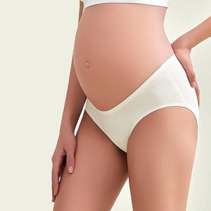 Braguitas <span class=keywords><strong>de</strong></span> Maternidad Sin Costuras Tallas Grandes Antideslizantes <span class=keywords><strong>de</strong></span> Talle Bajo con Efecto Levanta Cadera y Entrepierna Extendida - Product Image 2