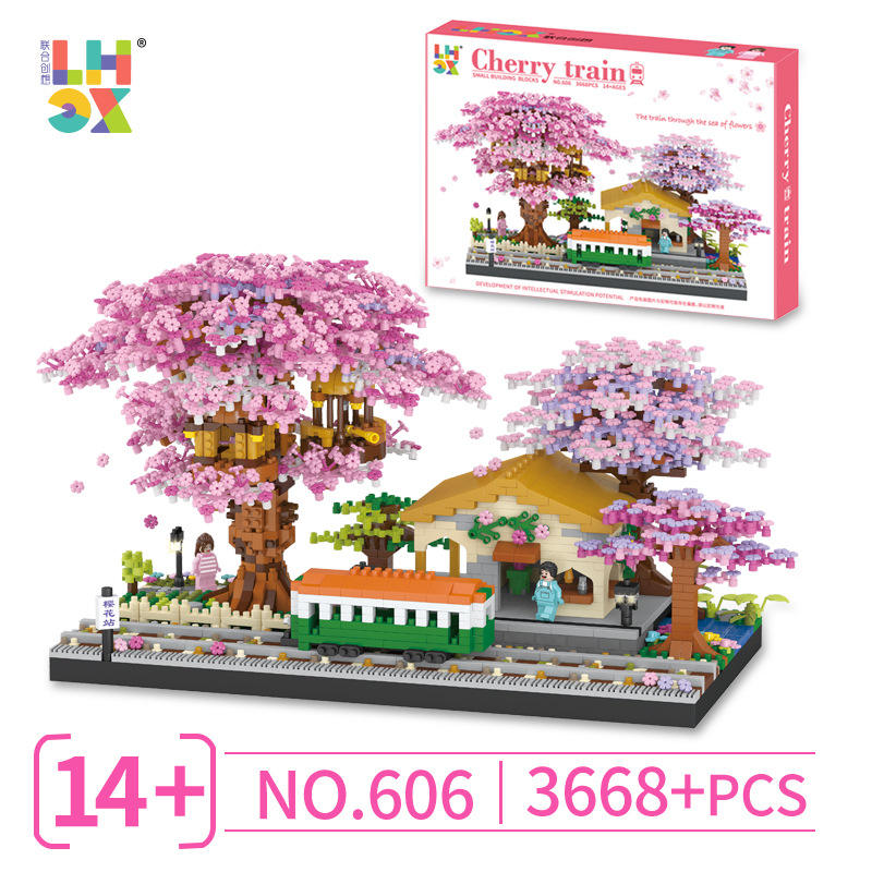 606 cherry blossom train