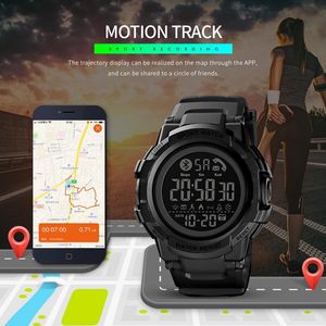 <span class=keywords><strong>Skmei</strong></span> — montre intelligente pour hommes, accessoire de sport, bracelet en caoutchouc, notification de messages - Product Image 3