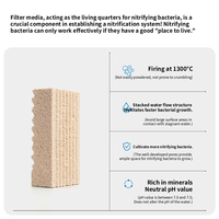 YEE Factory Vente en gros de média filtrant pour aquarium, briques de culture bactérienne céramique bio pour système de filtration d'aquarium