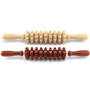 Rodillo de masaje de madera de alta calidad, masajeador de piernas personalizado, venta al por mayor - Product Image 1