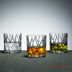 Verre à <span class=keywords><strong>whisky</strong></span> en cristal transparent sans plomb, style nordique Danemark CITY, effet d'ombre artistique, 340 ml, pour bar et soirée - Product Image 3