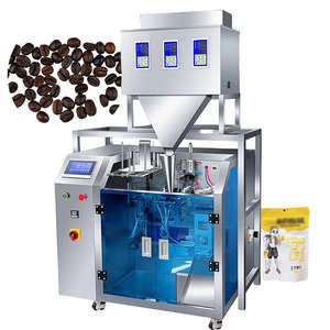Machine automatique multifonctionnelle Bonbons Grains de café Nourriture pour <span class=keywords><strong>chien</strong></span> Doypack Premade Poche Sac Granule Remplissage Machine d'emballage - Product Image 1