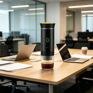 เครื่องชงกาแฟเอสเพรสโซ่อัตโนมัติแบบกดปุ่มเดียว แบตเตอรี่ 7500mAh เครื่องชงกาแฟพกพา 3 in 1 ของแท้จากโรงงาน - Product Image 5