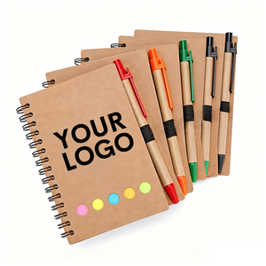 Wsy042 Biểu Tượng Tùy Chỉnh Kraft Notepad Với Bút Memo Ghi Chú Chú Ý Máy Tính Xách Tay In Khuyến Mãi Tùy Chỉnh Máy Tính Xách Tay Và Bút Thiết Lập - Product Image 1