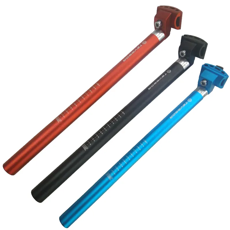 Teyssor-tija de sillín ajustable para bicicleta de montaña, tubo de asiento de 400mm, 25,4/27,2/28,6mm