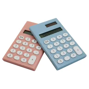 Mini Electronic Calculator Machine 8 Digit Student Solar Small Pocket Calculator For Kids