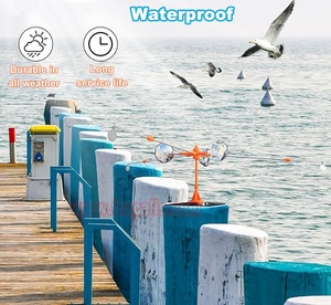 Buitendak Telescopische Paal Houd Duif Weg Vogel Spinnen Afschrikapparaat 360 ° Reflecterende Vogelafweerder - Product Image 5