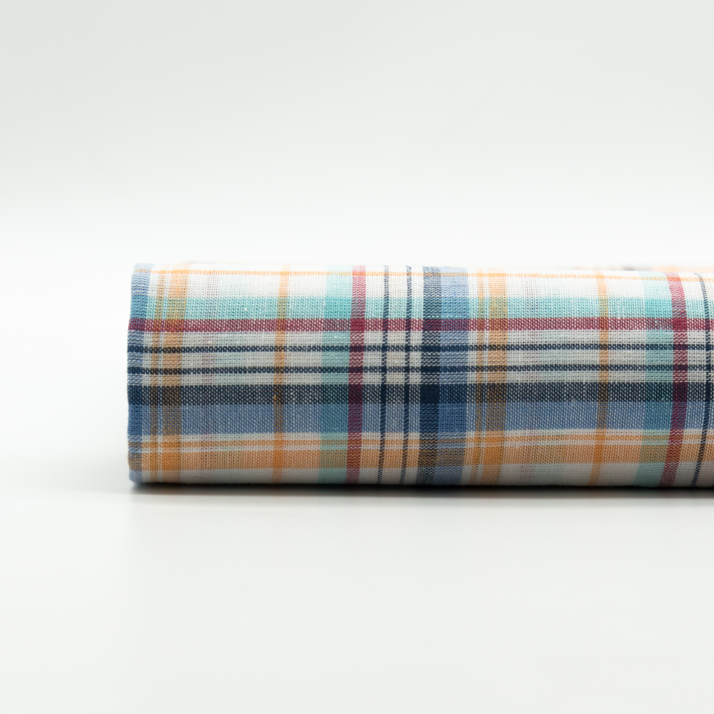 Лидер продаж, окрашенная льняная хлопчатобумажная пряжа, необычная ткань для рубашек