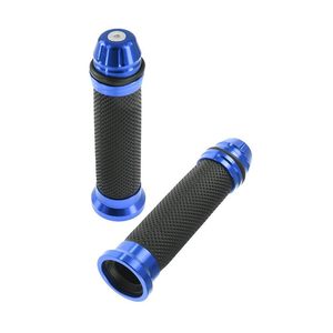 NICOLIE Motorfiets Handvatten Motocross Grip Stuur Dirt Pit Bike 7/8 Stuur rubberen Handgrepen - Rood - 22mm