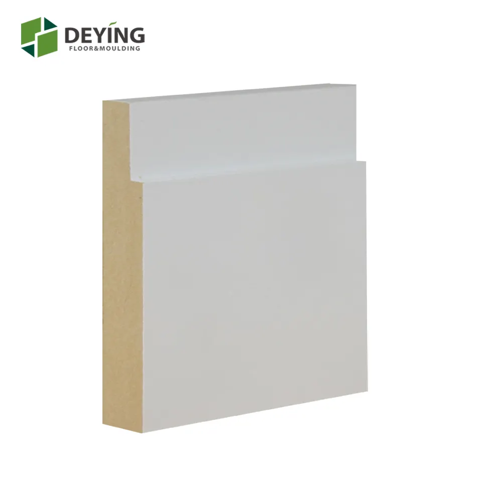 Primed MDF floor skirting type