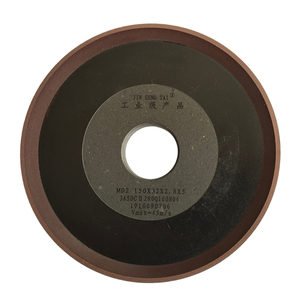 Disco de <span class=keywords><strong>afilar</strong></span> de diamante personalizable de fábrica, muela abrasiva de <span class=keywords><strong>piedra</strong></span>, resina unida MD2 150X32X2.8X5 <span class=keywords><strong>para</strong></span> hoja de sierra de cinta, molienda frontal - Product Image 1