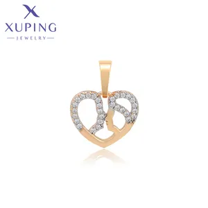 S00111756 xuping jewelryHot Sale Fashion Heart Pendant Multicolor Elegant Luxurious Zircon Sparkling Pendant For Women