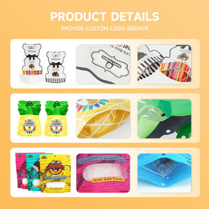 Bolsa de Plástico de Lujo Haodong con Lámina Dorada de 1 kg para Frutos Secos Gourmet, Empaque para Regalos Navideños - Product Image 5