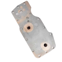 Original DCEC radiador chip 3959031 excavadora motor aceite enfriador núcleo 6D107 motor diesel enfriador de aceite
