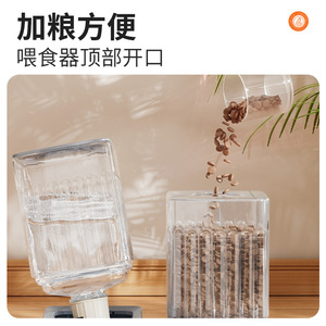 Nouvelle fontaine à eau transparente grande capacité pour chats et chiens, accessoires détachables pour animaux de compagnie. - Product Image 3