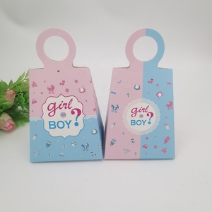 24 pièces révélation de sexe garçon ou fille boîte à bonbons personnalisée drôle révélation de sexe fournitures de décoration de fête révélation de sexe cadeaux pour les invités - Product Image 2