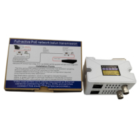 Convertidor POE sobre Cable Coaxial (EOC), IP sobre Coaxial, Transmisión de Datos y Energía de hasta 600 Metros a través de Cable Coaxial RG59 Estándar para Analógico a IP