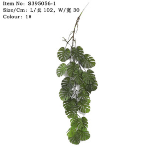 Chasing Art Guirlande murale artificielle en eucalyptus 100cm-200cm, Décoration de plafond de mariage, Plante verte douce pour aménagement intérieur - Product Image 5