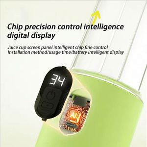 Outdoor Sport Electric Ice Smoothie Food Blender Portable Usb Cup Citrus Juicer - Product Image 2