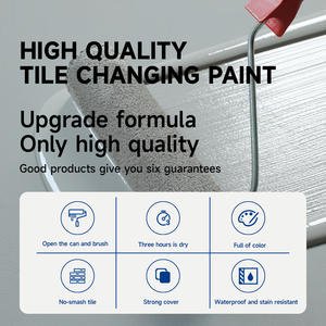 Kit de acabado de pintura de azulejos y bañera de acrílico blanco Recubrimiento a base de agua fácil de usar <span class=keywords><strong>para</strong></span> la comodidad del fregadero de baño y cocina - Product Image 4