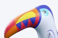 Flotteur de piscine gonflable toucan